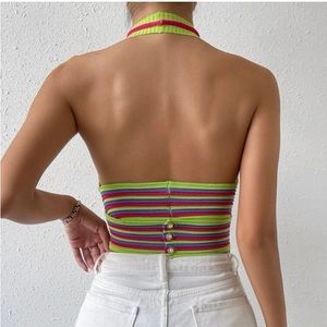 [Shein] crop halter